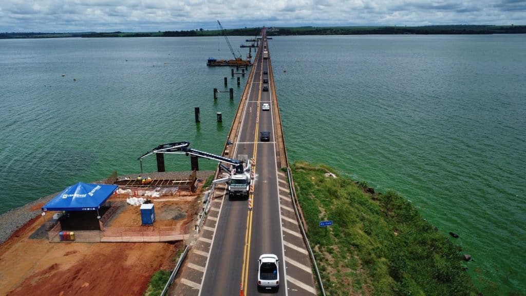 SP Pra Toda Obra: duplicação da maior ponte do estado alcança 75% de conclusão