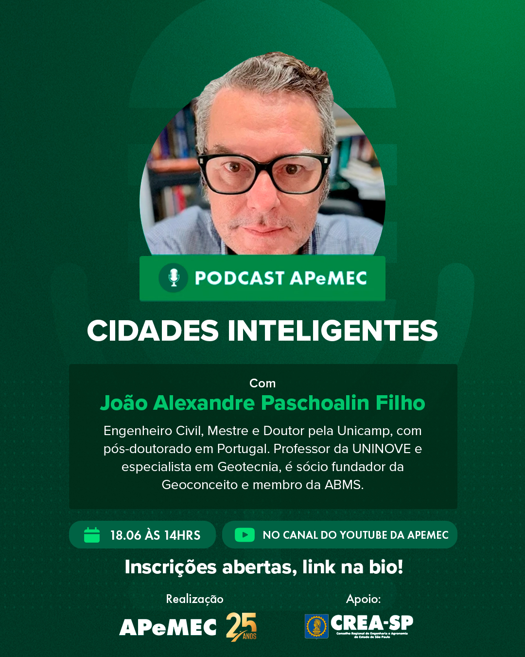 Podcast APeMEC apresenta: Cidades Inteligentes!